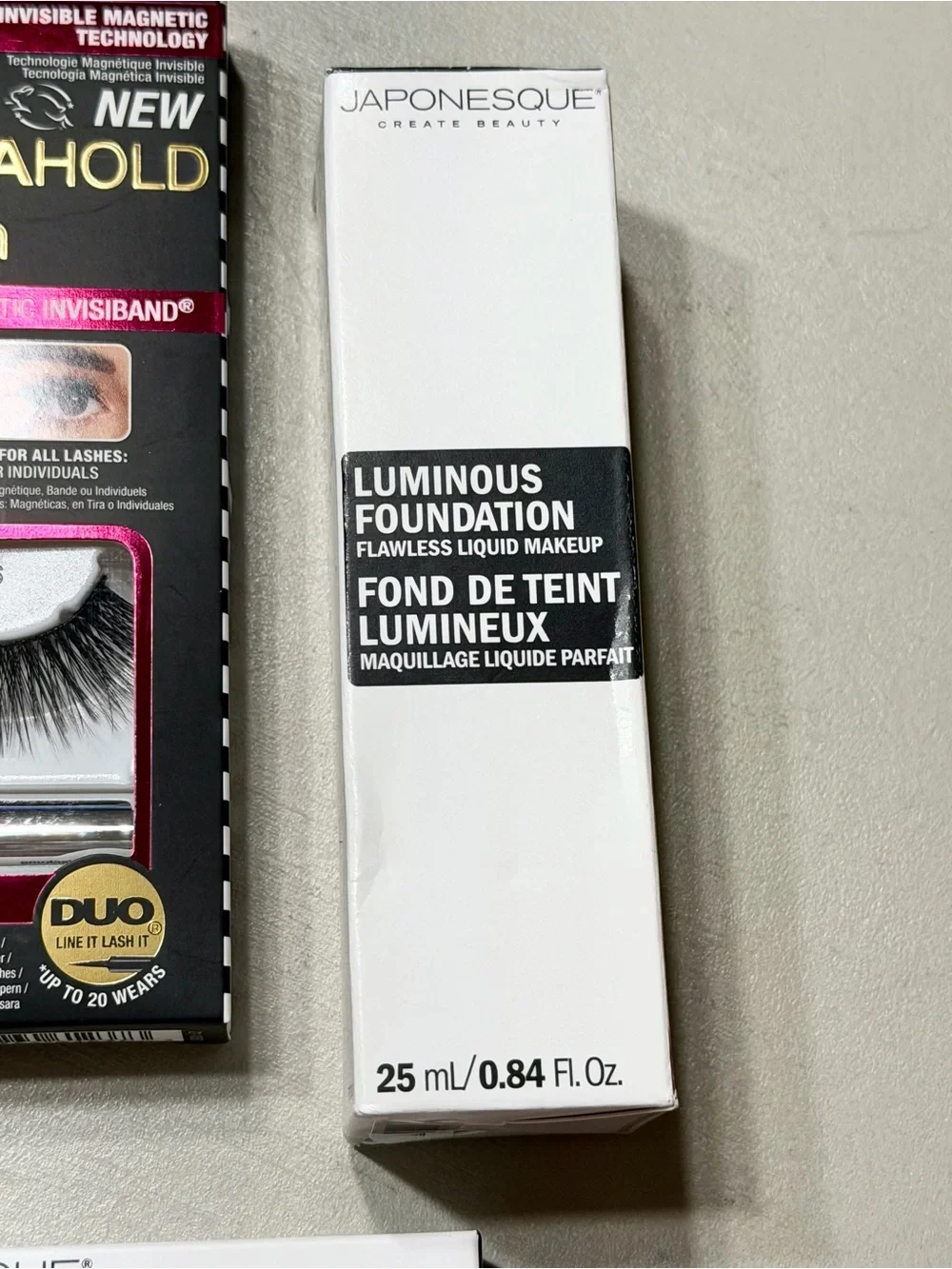 Japonesque Bundle Foundation & Brow Pen with Ardell Magnetic Lashes with Liner